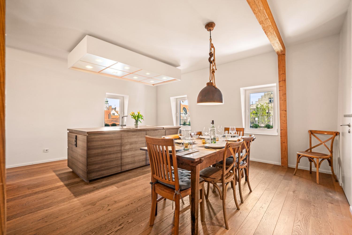 Ferienwohnung Insel-Loft - Maisonette Auf Der Insel, Exklusiv Mit Dachterrasse Lindau  Exterior photo